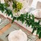 6 FT Artificial Olive Leaf Vine Garland Faux Olives Branch Hanging Greenery Ivy Garland with Fake Fruits for Wedding Backdrop Home Office Spring Garden Wall Door Decor (Green)